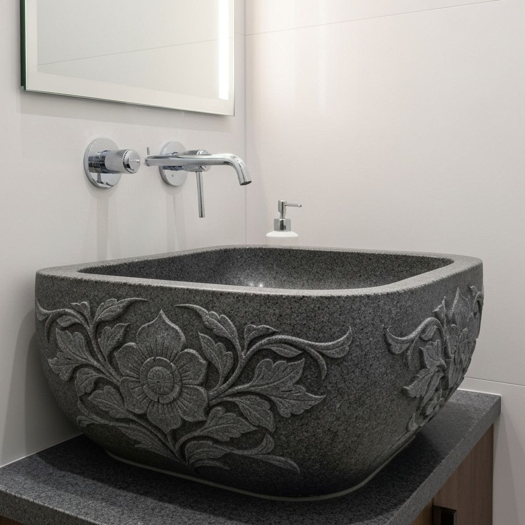 Vasque sculptée sur mesure
